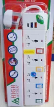Heavy-Duty 4-Way Extension Socket na Power Cable - 2