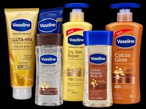 Vaseline Collection: Oil, Lotion & Gluta-Hya