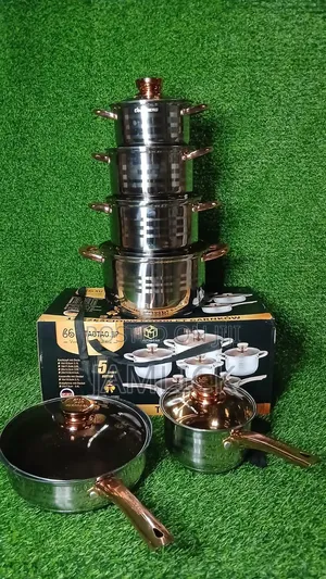 12pcs Stainless Steel Induction Cookware Set