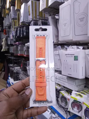 Apple Watch Nylon Woven Strap - Orange Mzuri - 38/40/41mm