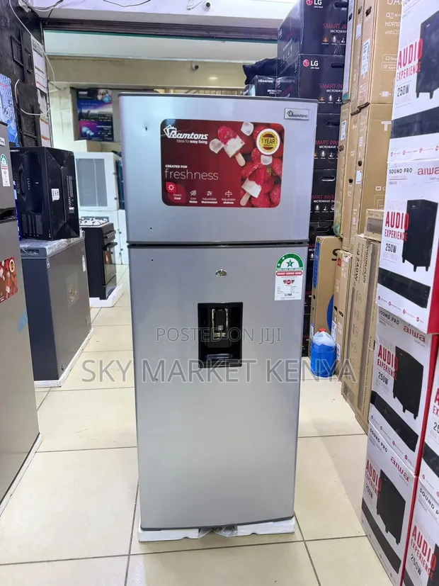 Ramtons Double Door Fridge with Water Dispenser 213L - 1