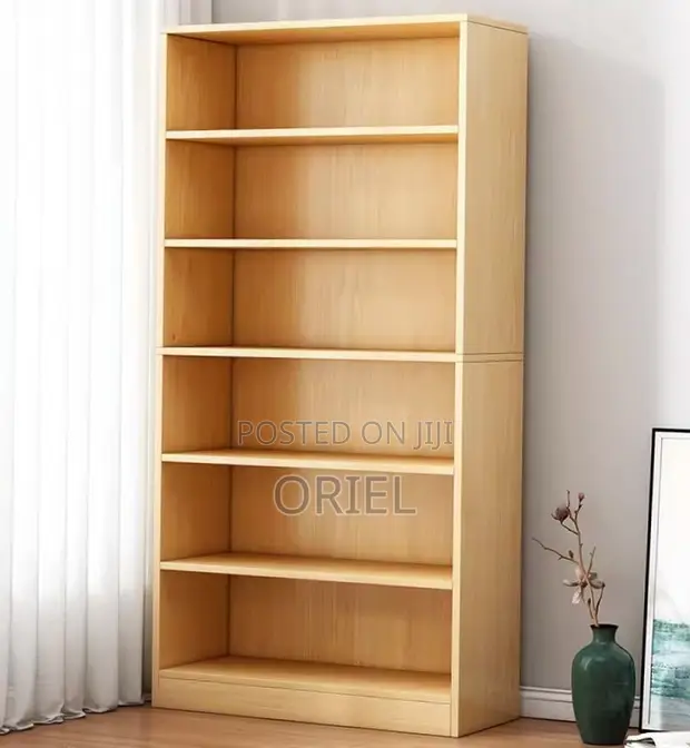 5-Tier Office Bookshelf - Mbao Rangi ya Brown - 1