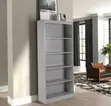 5-Tier Office Bookshelf - Mbao Rangi ya Brown - 5