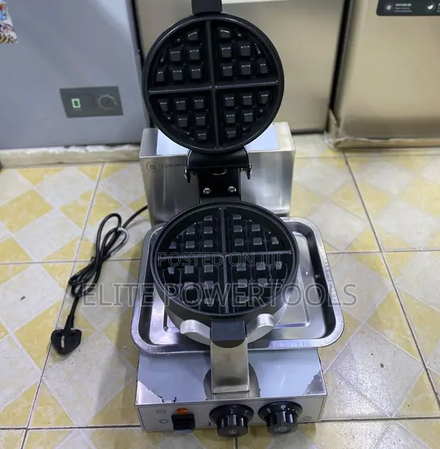 Euromax Commercial Double Waffle Maker WB-1R - 1