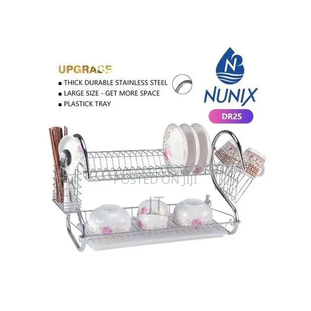 Nunix 2 Tier Dish Rack - 1
