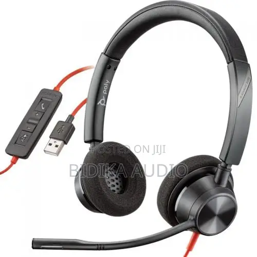 Plantronics Blackwire 3320 USB-A Wired Dual-Ear Headset - 1
