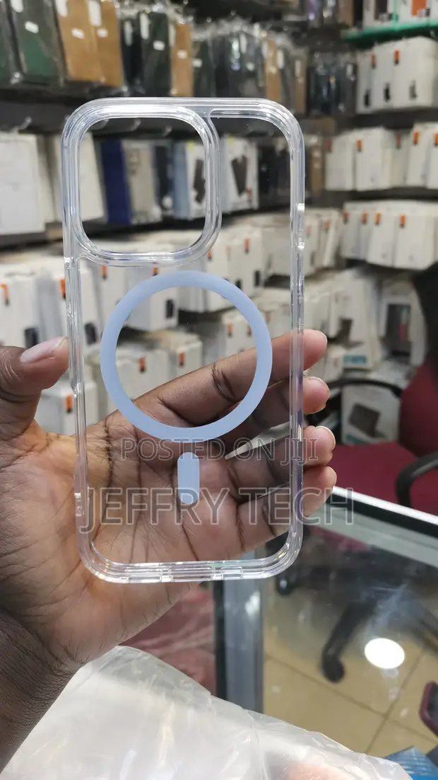 Kifuniko cha Simu cha Uwazi chenye MagSafe kwa iPhone 14 Pro Max - 1