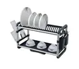 2 Tier Dish Drying Rack with Utensil Holder - 2