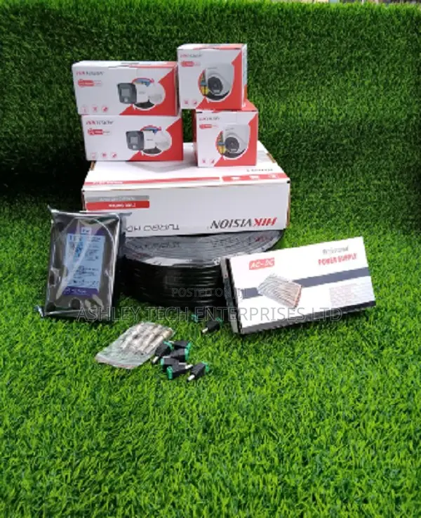 Hikvision 4 Channel Full HD CCTV Security System - 1