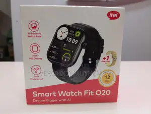 Itel Smart Watch Fit O20 - Nyeusi