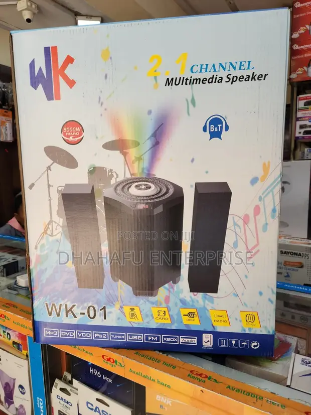 WK-01 2.1 Channel Speaker za Multimedia - 1