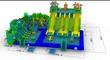 Complete Commercial Inflatable Water Park - 2