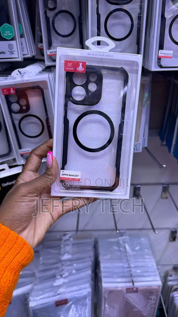 Xundd MagSafe Case ya Oppo Reno 15F - Nyeupe Inazuia Mshuko - 1