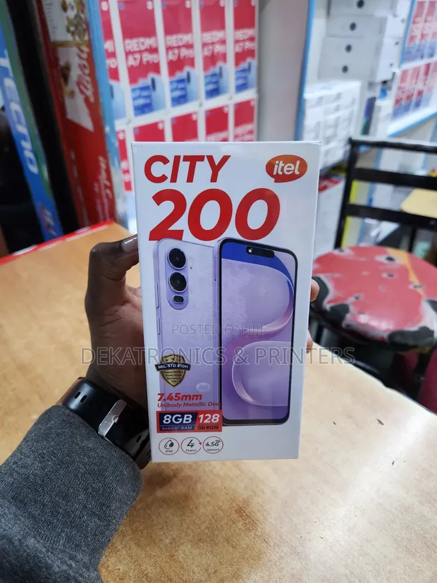 Itel City 200 128GB Mpya Nyeusi - 1