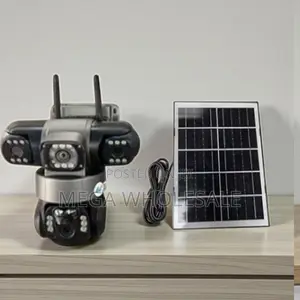 IP66 20MP 4G PTZ Triple Lens Solar Camera