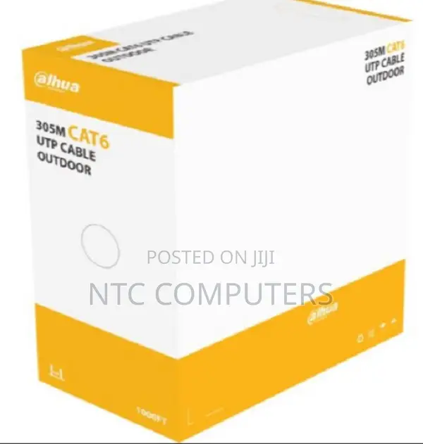 Dahua DHI-PFM920-6UN Outdoor Cat6 Pure Copper Cable, 305m - 1