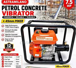 Brand New Astramilano Concrete Vibrator with Poker