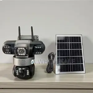 20MP 4K 4G PTZ Triple Lens Solar Camera