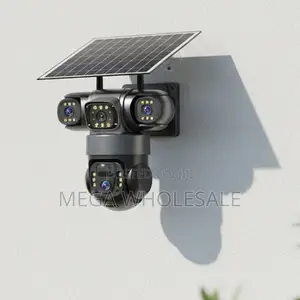 8W Solar PTZ Triple Lens Camera 20MP 4K 4G