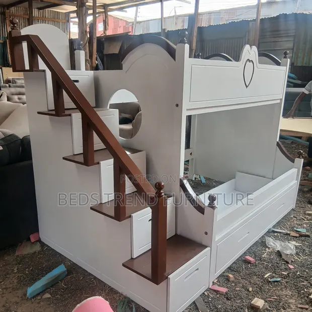 Brand New Bunk Bed 4.5 x 3.5 ft with Drawers - 1