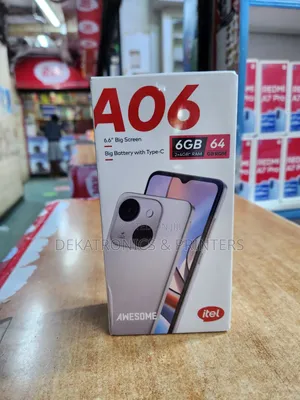 New Itel A06 64GB Black