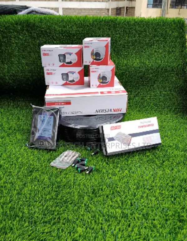 Hikvision 4 Camera HD Security System na DVR - 1