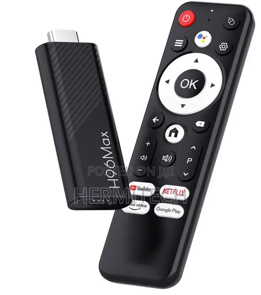 Smart Android TV Stick H96 Max, Android 14, 2GB RAM, 16GB Storage - 1