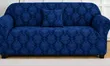 3 Seater Fitted Jacquard Sofa Cover - 1