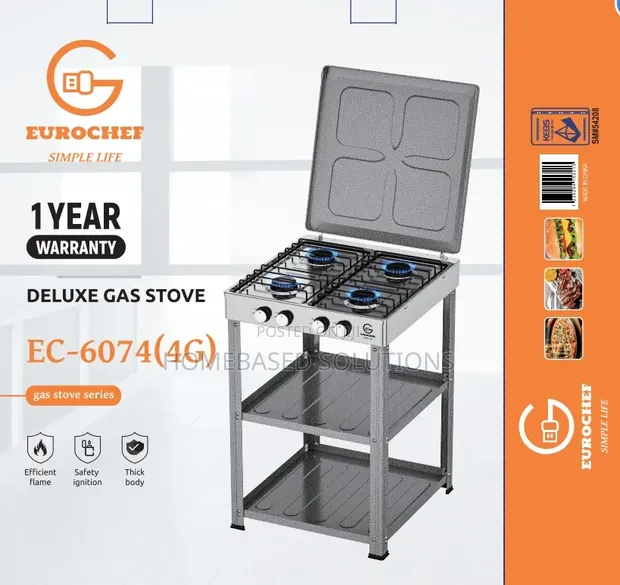 Eurochef Full Gas Standing Cooker Na Rafu - 1