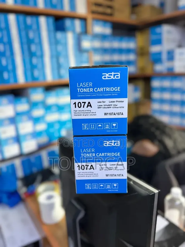 ASTA W1107A Toner Nyeusi ya Premium - 1