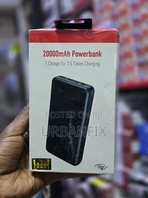 Itel 20000mAh Fast Charging Power Bank Dual USB