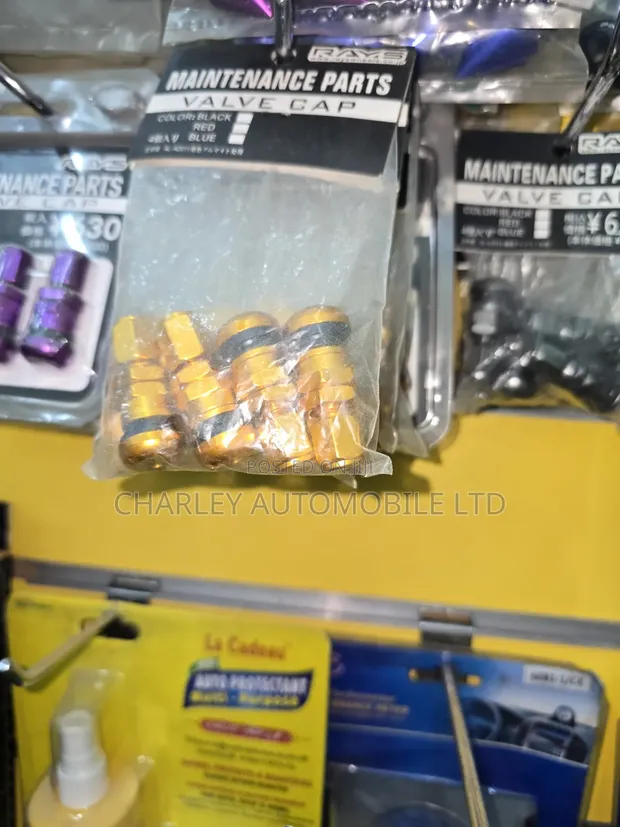 Aftermarket Tyre Valve Caps - Coloured Anodized Aluminum - 1