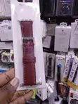 Mkanda wa Ngozi wa Apple Watch - Maroon/Wine Red - 38/40/41mm - 1