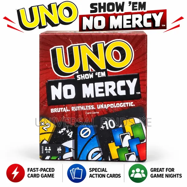 UNO Show 'Em No Mercy Mchezo wa Kadi - 1