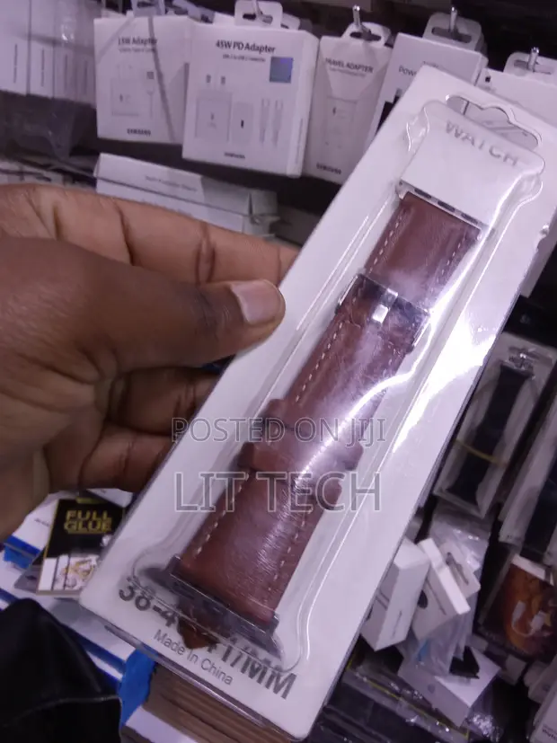 Mkanda wa Apple Watch wa Ngozi - Brown - 38/40/41mm - 1