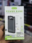 Boxu PB-05 10000mAh Fast Charging Power Bank with 4 Cables - 1