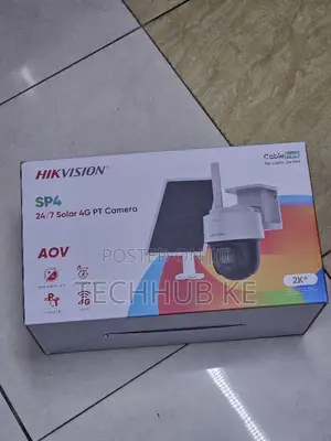 Hikvision SP4Solar 4G PTZ Kamera ya Usalama
