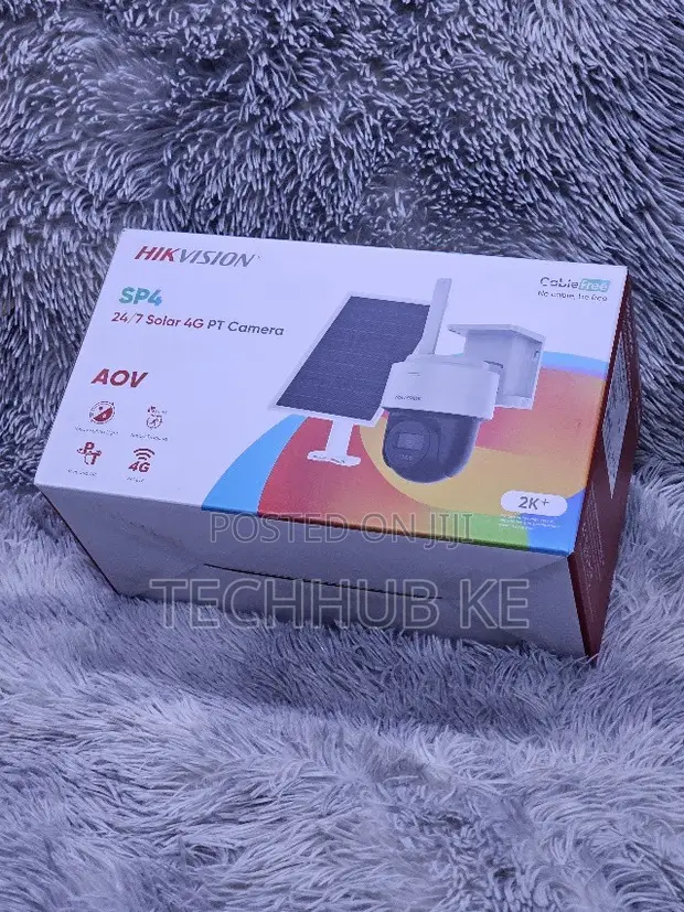 Hikvision DS-2CFSP4/4G 4MP Solar 4G PT Camera - 1