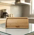 38x28x18cm Bamboo Bread Box - 2