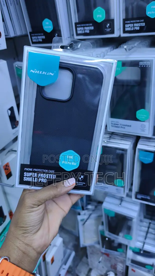 Black Nillkin Super Frosted Pro Case for Xiaomi Redmi Note 15 Pro+ - 1