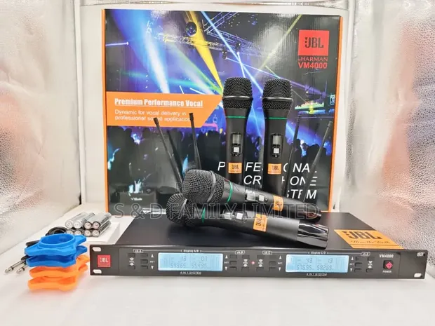JBL VM Four-in-One Wireless Microphone System - 1