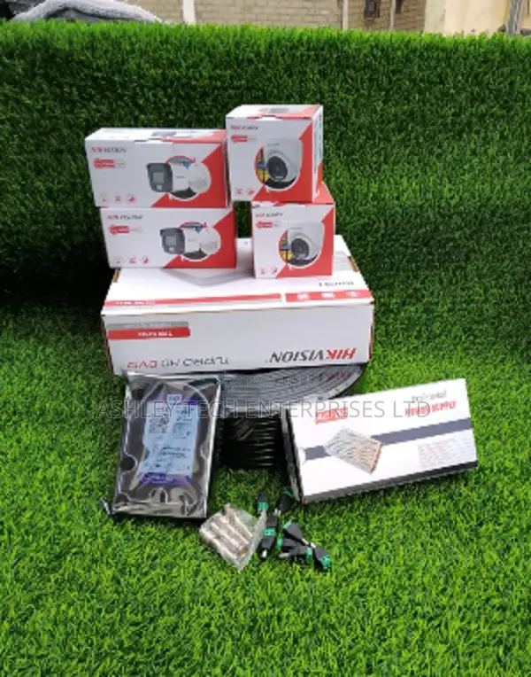 Hikvision 4 Camera 2MP HD CCTV Package - 1