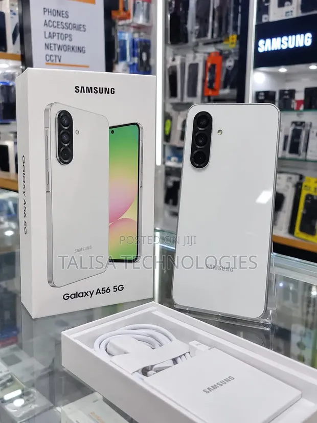 Samsung Galaxy A56 Mpya 256GB Nyeupe - 1