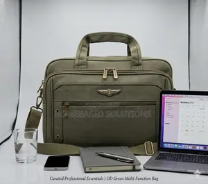 Multi-Pocket Canvas Travel Duffel Bag