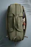 Multi-Pocket Canvas Travel Duffel Bag - 2