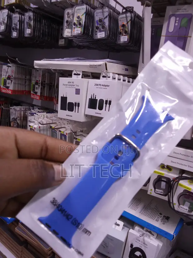 Apple Watch Silicone Sport Strap - Bluu la Royal - 1