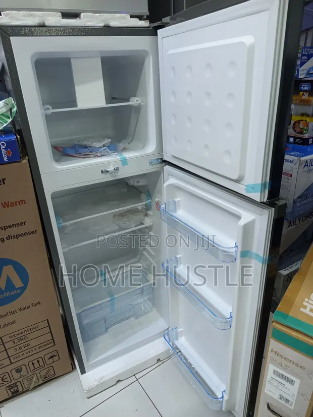 Smartpro Refrigerator ya Milango Miwili 138L - 1