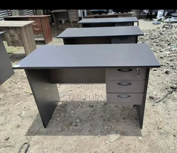Boss Office Products Quality Gray Desk - 1