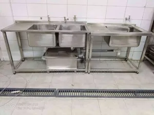 Stainless Steel Commercial Double Sink - 1500mm