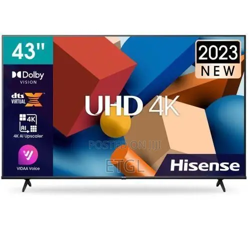 Hisense 43 Inch Smart UHD Frameless TV 43A6QKEN - 1